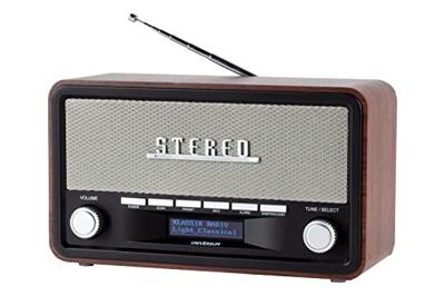 UNIVERSUM DR 350-21 Radio DAB+, VHF (FM) AUX, Bluetooth Wekfunctie Bruin