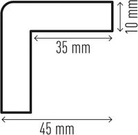 Durable 1112130 Eckschutzprofil C35 magnetisch - thumbnail