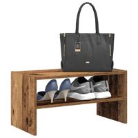 VidaXL Schoenenrek stapelbaar 60x30x30,5 cm oud houtkleurig - thumbnail
