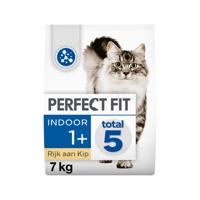 Perfect Fit Indoor 1+ met kip kattenvoer 7 kg - thumbnail