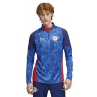 PUMA RB Leipzig Trainingstrui 1/4-Zip 2025-2026 Blauw Donkerblauw Rood - thumbnail
