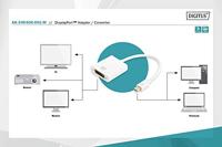 Mini DisplayPort naar DVI-Adapter Digitus AK-340406-001-W Wit Zwart - thumbnail