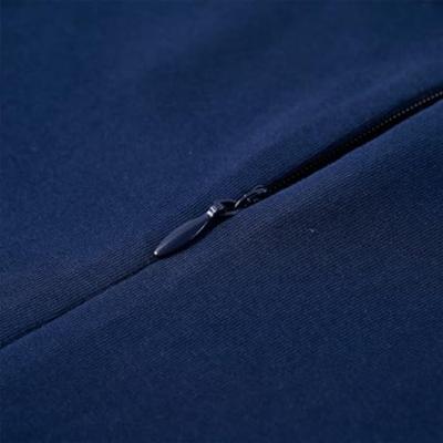 Kinderjurk met lange mouwen kattenprint 92 marineblauw - thumbnail