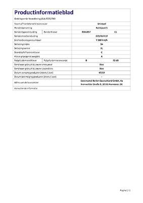 UNIROYAL Tires so 225/45 r17 94y rain sport 5