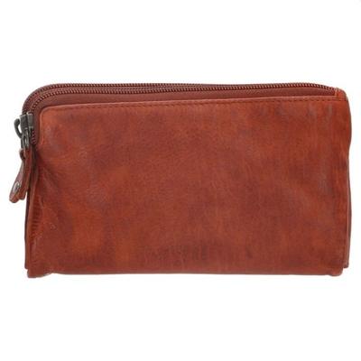Old West Portemonnee / Clutch Paint Rock Cognac