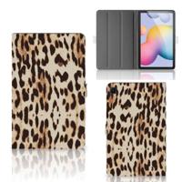 Samsung Galaxy Tab S6 Lite | S6 Lite (2022) Flip Case Leopard - thumbnail