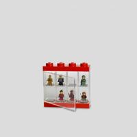 LEGO minifiguur opbergbox 8-delig - rood - thumbnail