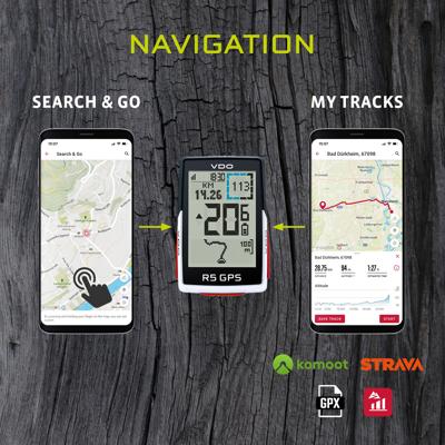 VDO computer r5 gps gps, butler houder, usb