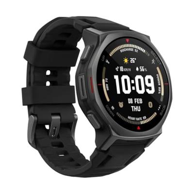 Amazfit T-Rex 3 Pro Outdoor-smartwatch, 44 mm, AMOLED-display, saffierdisplay, zaklamp, titanium lunette, dual-band-GPS, offline kaarten, 17 dagen accu, 180+ sportmodi, voor Android iPhone