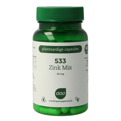533 Zink mix 60 Vegetarische capsules