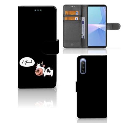 Sony Xperia 10 III Leuk Hoesje Cow Sony Xperia 10 III Leuk Hoesje Cow