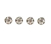 SILCA bevestigingsbout screw silver 4pcs. - thumbnail