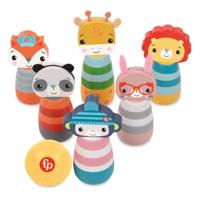 Fisher Price houten kegelspel dieren - thumbnail