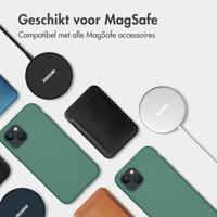 Accezz Liquid Silicone Backcover met MagSafe iPhone 16 Pro Max Telefoonhoesje Groen - thumbnail