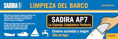 Sponzen Sadira AP7 Boot 5 Stuks