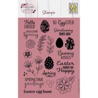 Nellie's Choice • clear stamps springtime greetings 22st. - thumbnail