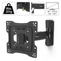 Hama Tv-muurbeugel Draaib. Kantelb. Antidiefstal-voorz. 122 Cm (48) 20 Kg - thumbnail