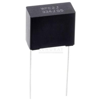 Panasonic MKP-foliecondensator Radiaal bedraad 3.3 µF 450 V 5 % (l x b x h) 26.0 x 10.0 x 17.0 mm 1 stuk(s)