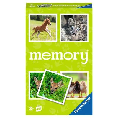 Ravensburger spel memory jonge dieren pocket Ravensburger spel memory jonge dieren pocket