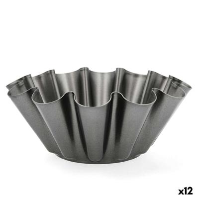 Vlaaimal Quid Sweet Grey Zwart Metaal 23 x 9 cm (12 Stuks)