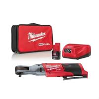 Milwaukee M12 FUEL™ FIR38-201B Accu subcompactratelsleutel 3/8" borgpin 12V 2.0Ah in tas - 4933459798 - thumbnail