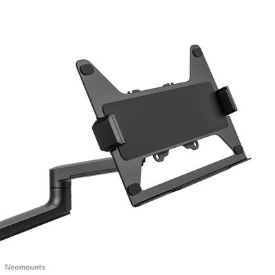 Neomounts DS20-425BL2 Monitorarm met laptophouder 17-27" - ruimtebesparend