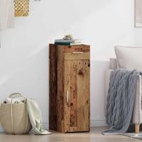 Dressoir met lade Oud hout 30 x 42.5 x 93 cm Bewerkt hout - thumbnail