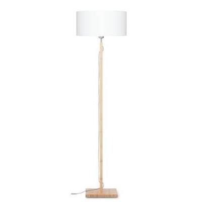 Good&Mojo Vloerlamp 'Fuji' Bamboe en Eco linnen, kleur Beige Good&Mojo Vloerlamp 'Fuji' Bamboe en Eco linnen, kleur Beige