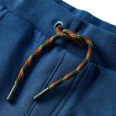 Kinderjoggingbroek 128 blauw Kinderjoggingbroek 128 blauw