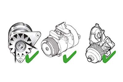 Brilliant Tools BT611000 Poelietrekker voor riemschijf - thumbnail