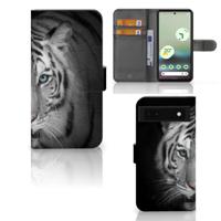 Google Pixel 6A | Telefoonhoesje | Met pasjeshouder | Tijger - thumbnail