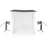 Nedis Fotostudioset | 400 lm | Opvouwbaar | Inclusief reistas | Zwart | 1 stuks - SKT012WT SKT012WT - thumbnail