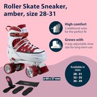 Hudora rolschaatsen sneaker amber, maat 28-31 - thumbnail