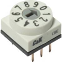 C & K Switches CRE08RRDM0A Codeerschakelaar BCD Schakelposities 8 1 stuk(s) Tube - thumbnail