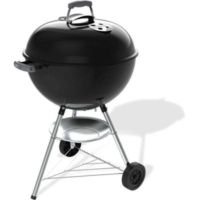 Weber Bar-B-Kettle Houtskoolbarbecue - Ø57 cm - Ingebouwde thermometer - Geëmailleerd staal - 9 couverts - Zwart