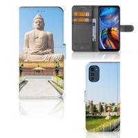 Motorola Moto E32 | Moto E32s | Flip Cover | Boeddha - thumbnail