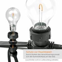 LEDmaxx Illu-12-v2 Party-lichtketting Binnen/buiten werkt op het lichtnet Aantal lampen 30 LED Verlichte lengte: 10 m - thumbnail