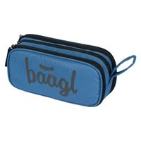 Baagl Student etui Oceaan Blauw 3-ritsen - thumbnail
