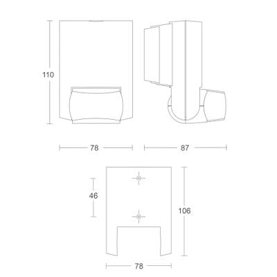 Steinel 035761 PIR-bewegingsmelder Opbouw (op muur) 130 ° Relais Antraciet-grijs IP54