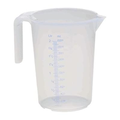 Südpfalzwerkstatt maatbeker measuring cup 2 scales 2l transparent, stackable
