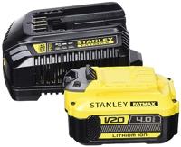 Stanley FATMAX SFMCB14M1 V20 18V startset | 1x 4.0Ah + 2A lader - SFMCB14M1-QW - thumbnail