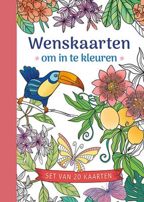 Wenskaarten om in te kleuren Wenskaarten om in te kleuren