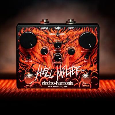 Electro Harmonix Hell Melter Advanced Metal Distortion effectpedaal - thumbnail
