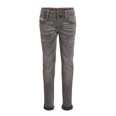 WE Fashion Blue Ridge slim fit jeans grijs