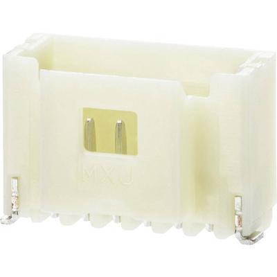 Molex 5013310607 Male header, inbouw (standaard) Totaal aantal polen: 6 Rastermaat: 1 mm Inhoud: 1 stuk(s) Tape on Full reel