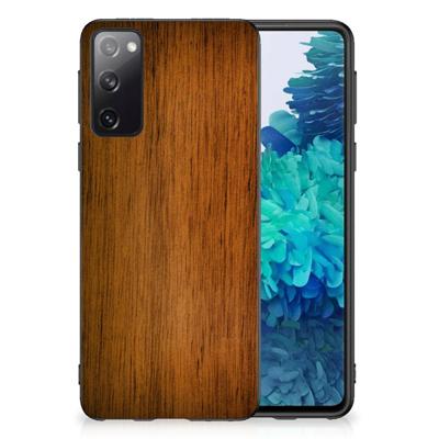 Samsung Galaxy S20 Grip Case Donker Hout Samsung Galaxy S20 Grip Case Donker Hout