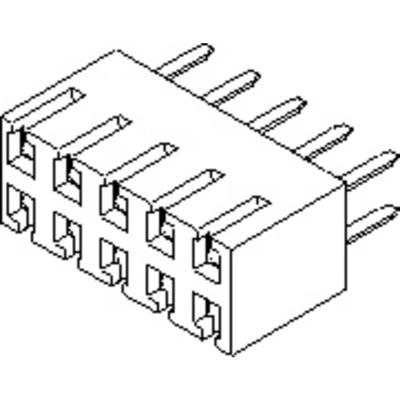 Molex 15445840 Female behuizing (board) Inhoud: 1 stuk(s)