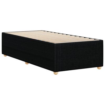 Bedframe zonder matras 100x200 cm stof zwart