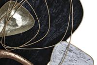 Wanddecoratie DKD Home Decor Metaal Abstract (101 x 9 x 85 cm) - thumbnail