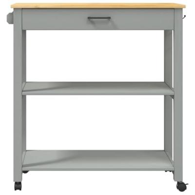 Keukentrolley MONZA 84x40x88,5 cm massief grenenhout
